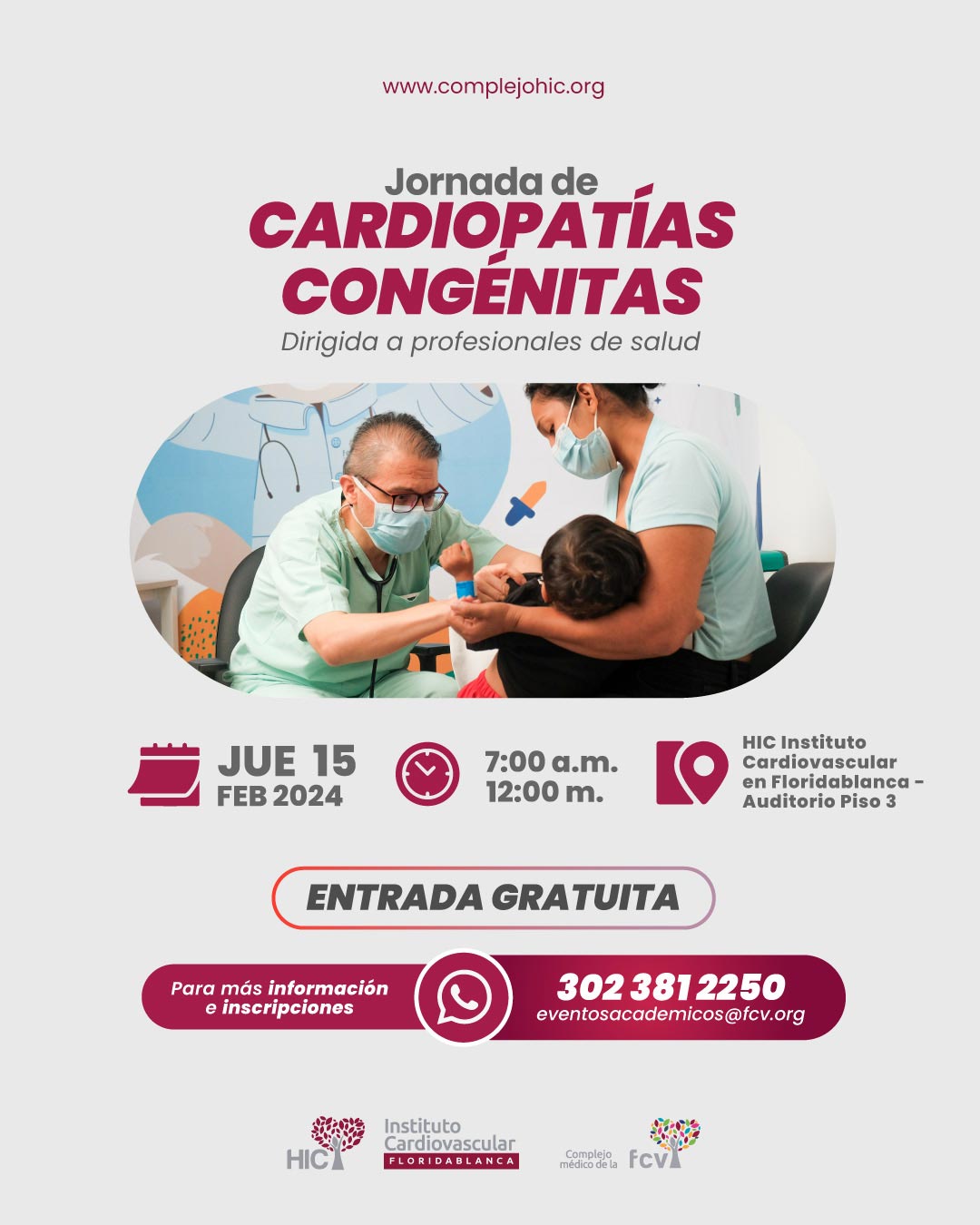 Jornada de Cardiopatías Congénitas - Dirigida a profesionales de salud